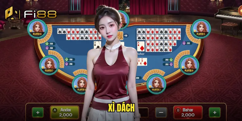 Xì Dách Fi88 Phiên Bản Blackjack Việt Hóa Tỷ Lệ Thắng Hấp Dẫn 1 xì dách
